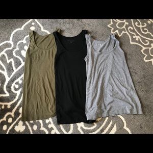 Bundle of three Liz Lange maternity tanks